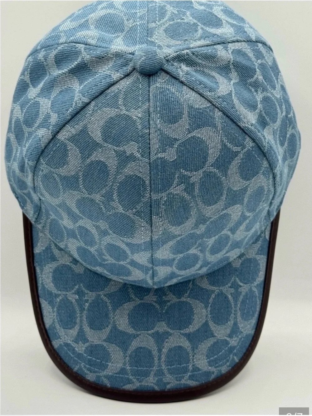 COACH Denim Baseball Cap • NEW WITH TAGS • AUTHENTIC